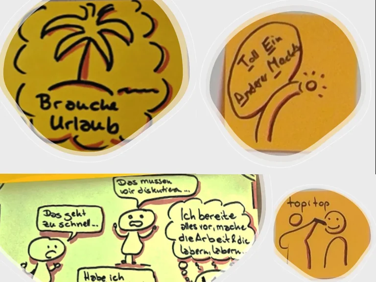 Die Magie von Sketchnotes in Konfliktgesprächen: Ein visueller Weg zu mehr Klarheit und Verständnis