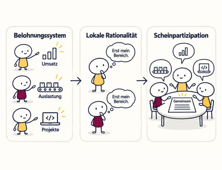 Beitragsbild: Warum Führungskräfte trotz guter Absichten in Silos denken